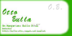 otto bulla business card